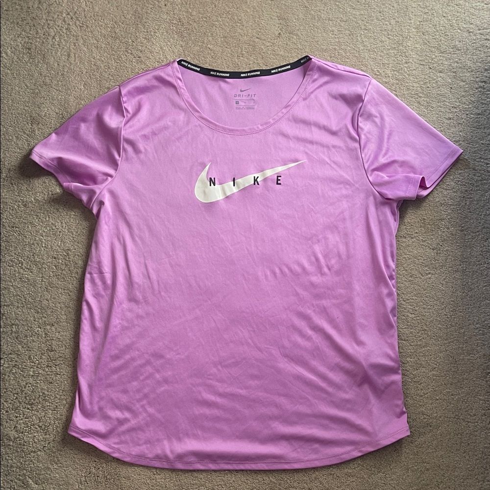 Nike Women's Light Purple Dri-FIT Tee